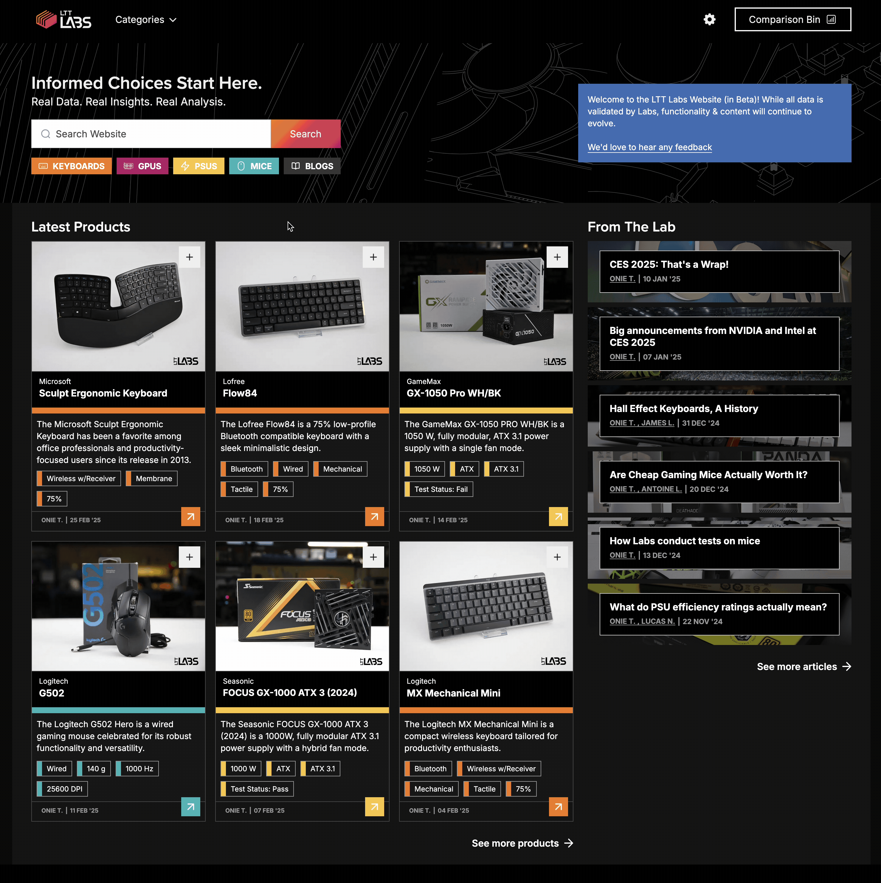 Improved Product Category Navigation